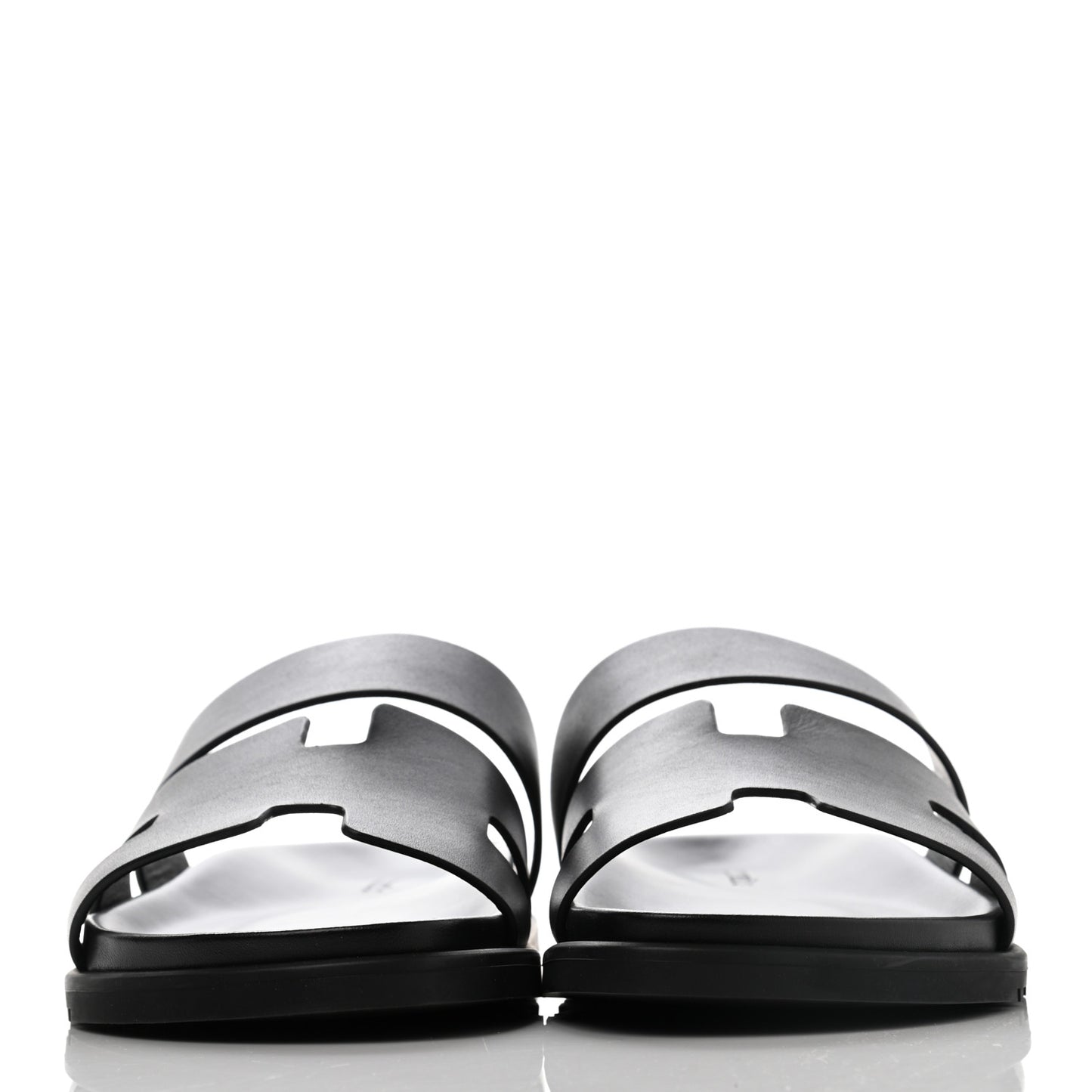 Calfskin Mens Ankara Sandals 42 Black