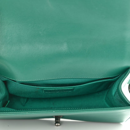 Chanel Lambskin Quilted Medium Boy Flap Green 5 of 10