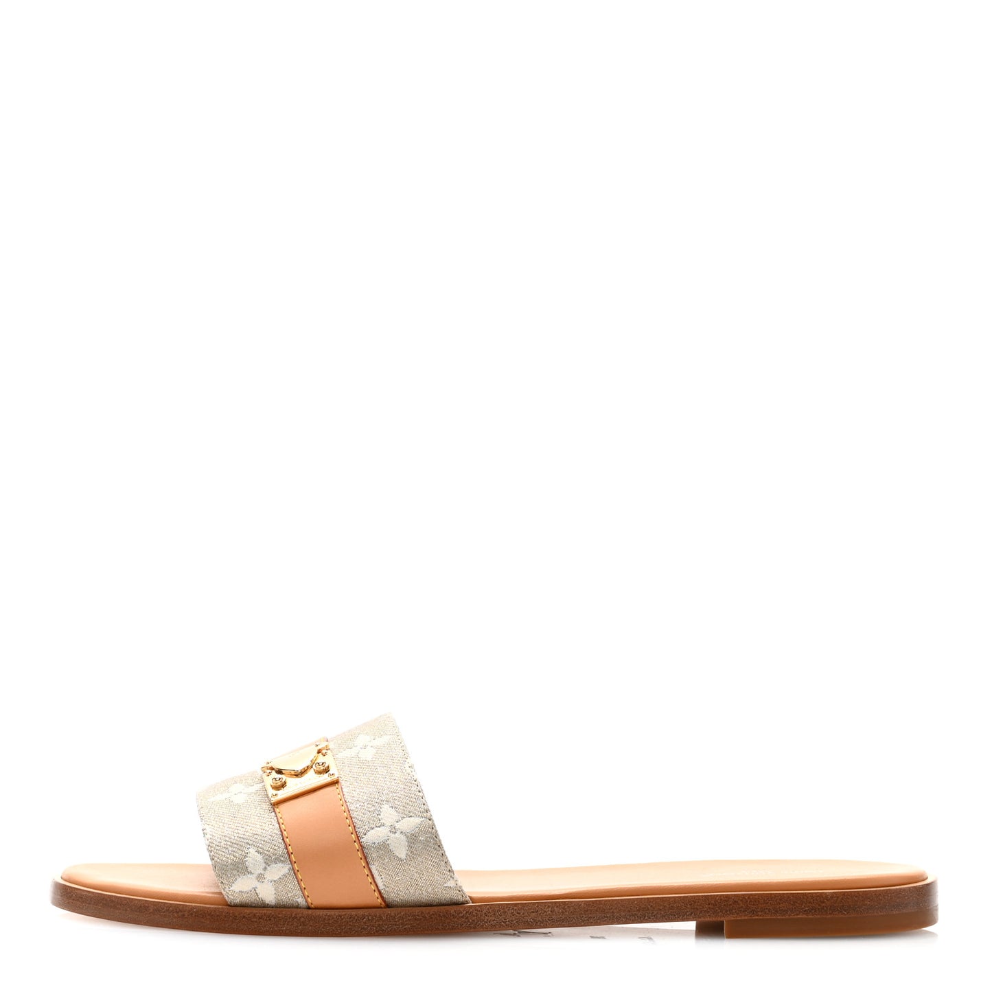 Monoglam Lock It Flat Mule 39 Gold