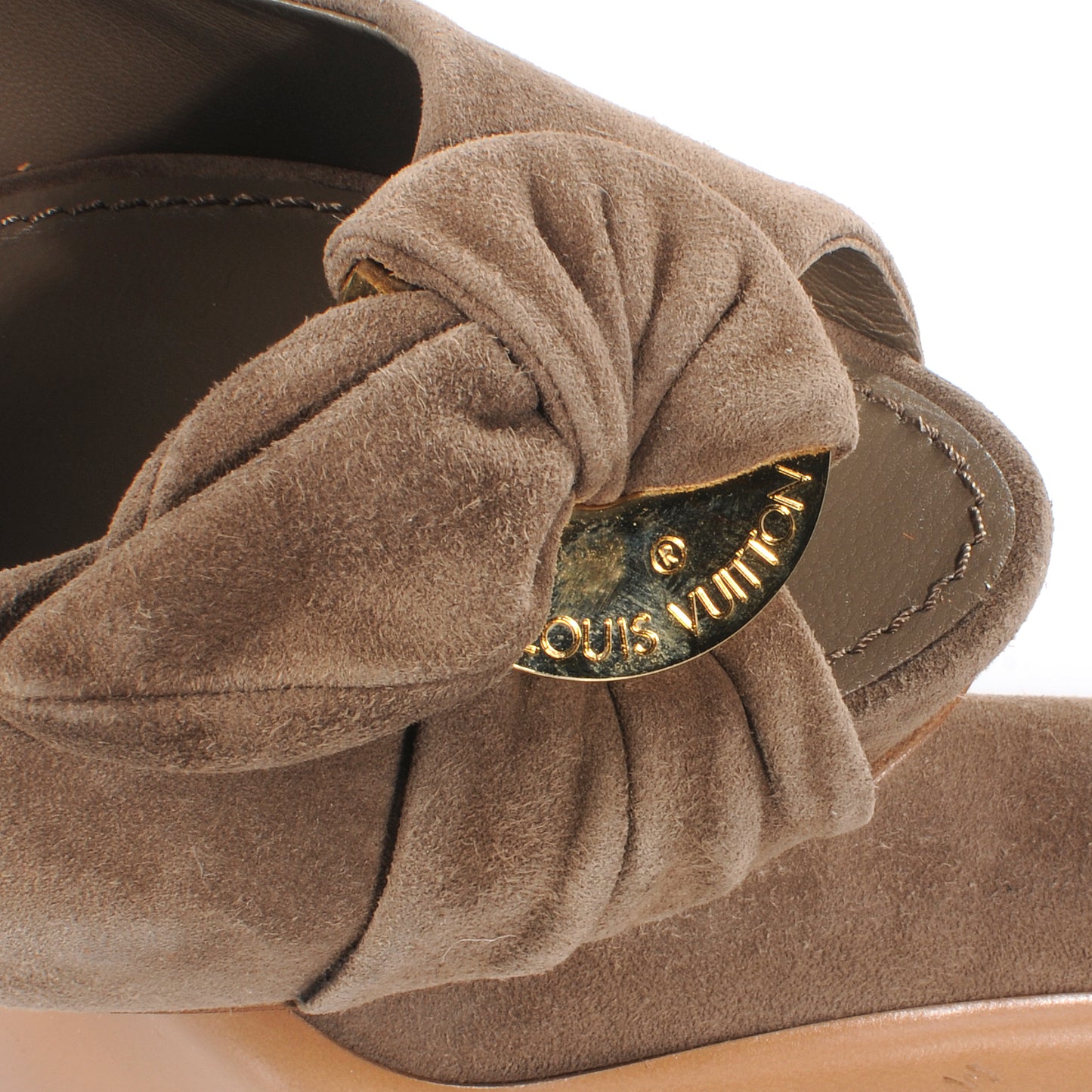 Suede Catania Pumps 38.5 Taupe