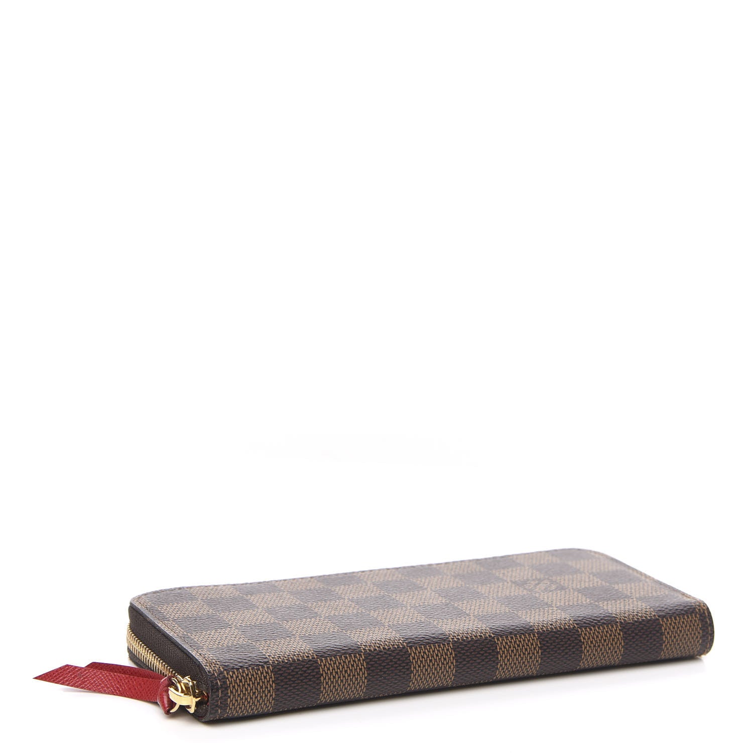 Louis Vuitton Damier Ebene Clemence Wallet Cherry 4 of 7