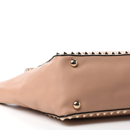 Valentino Garavani Vitello Small Rockstud Tote Skin Sorbet 6 of 9
