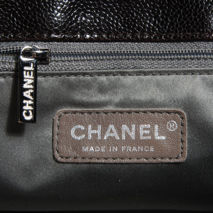 Chanel Glazed Caviar Small Pocket In The City Shoulder Bag Brown 7 of 7
