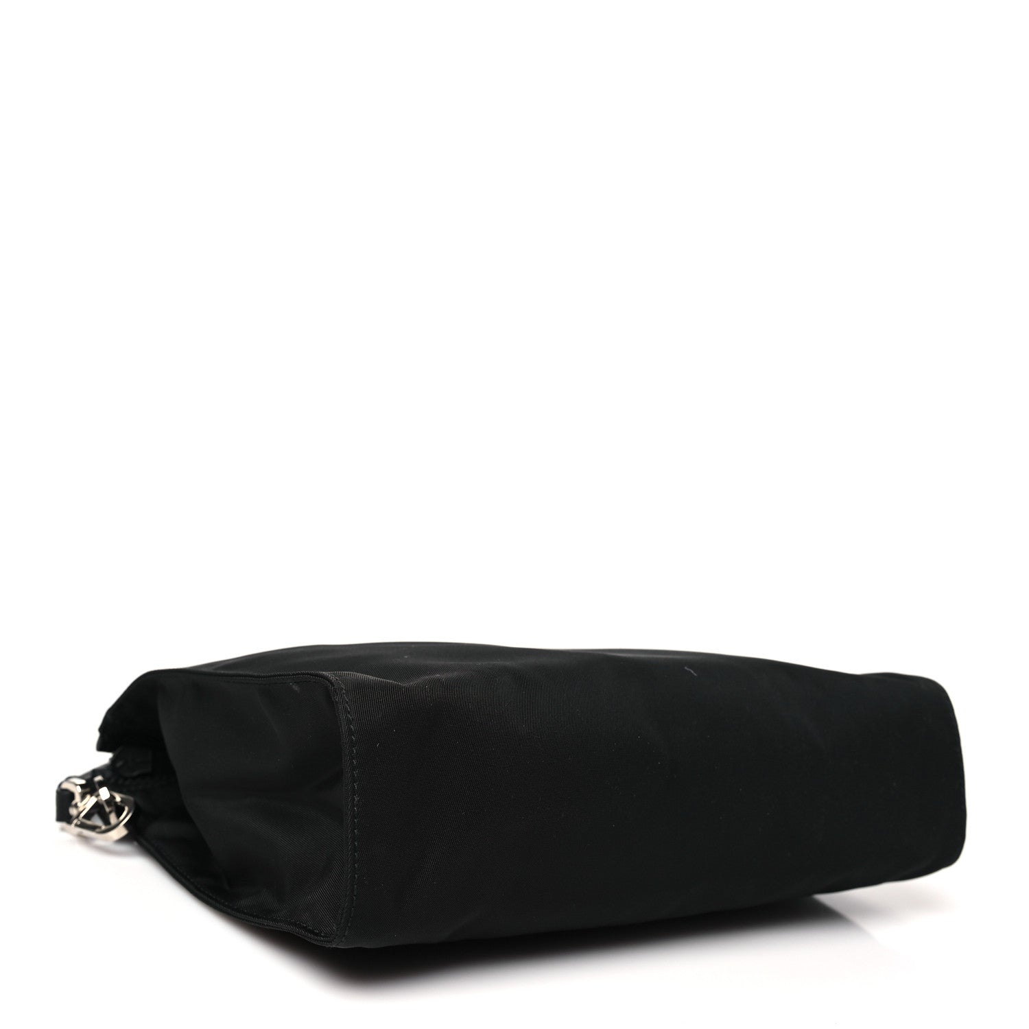 Prada Tessuto Nylon Saffiano Wristlet Black 4 of 10