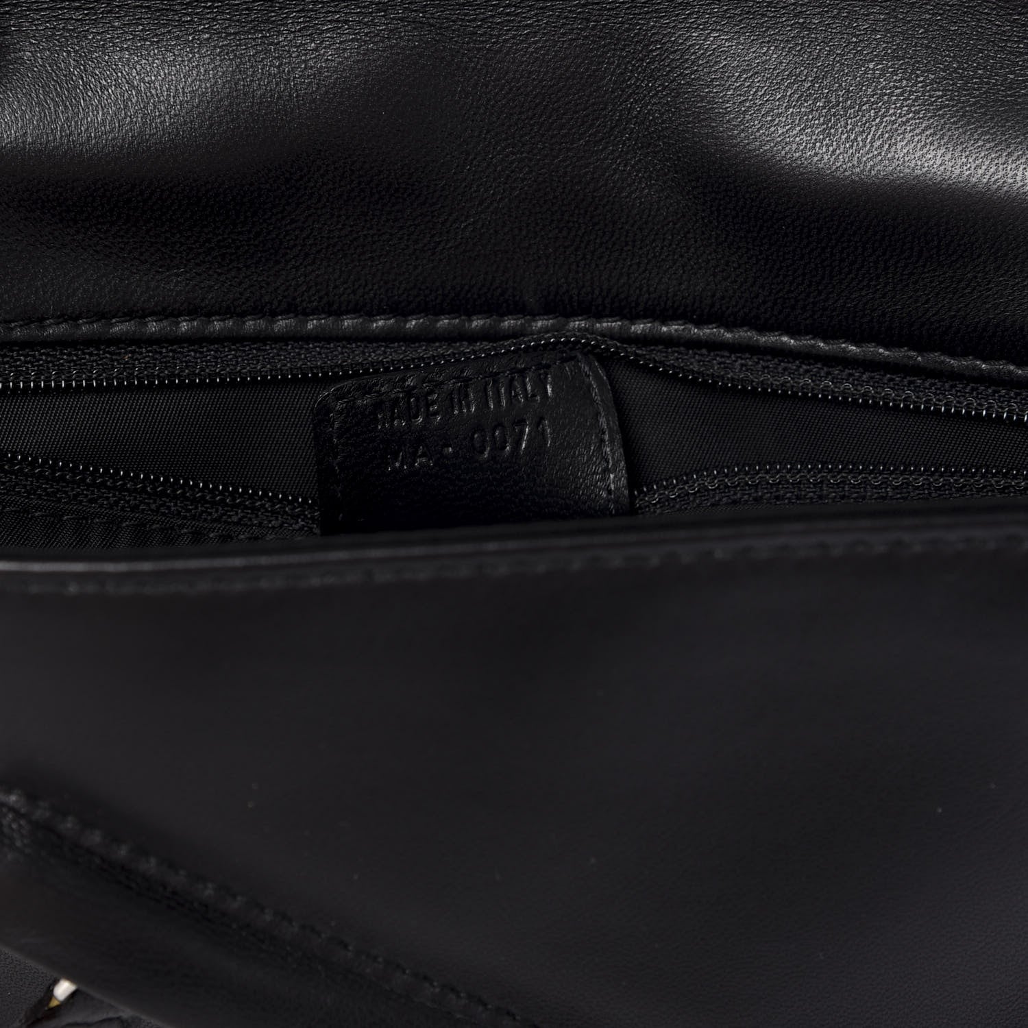Christian Dior Leather Perforated Trailer Trash Handbag Black 6 of 14