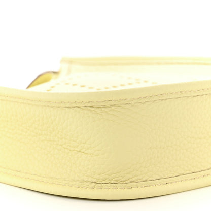 Hermes Taurillon Clemence Evelyne TPM Jaune Milton 9 of 11