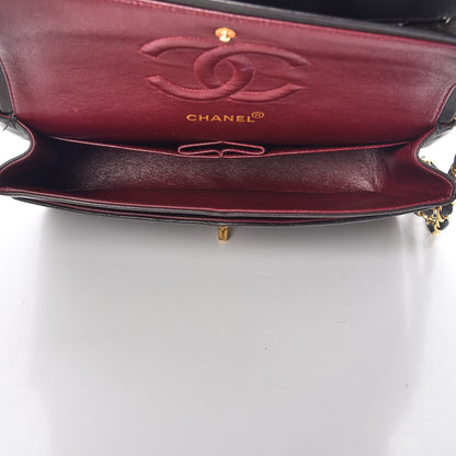Chanel Lambskin Quilted Medium Double Flap Black 5 of 13