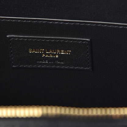Saint Laurent Lambskin Matelasse Monogram Vicky Camera Bag Black 10 of 19