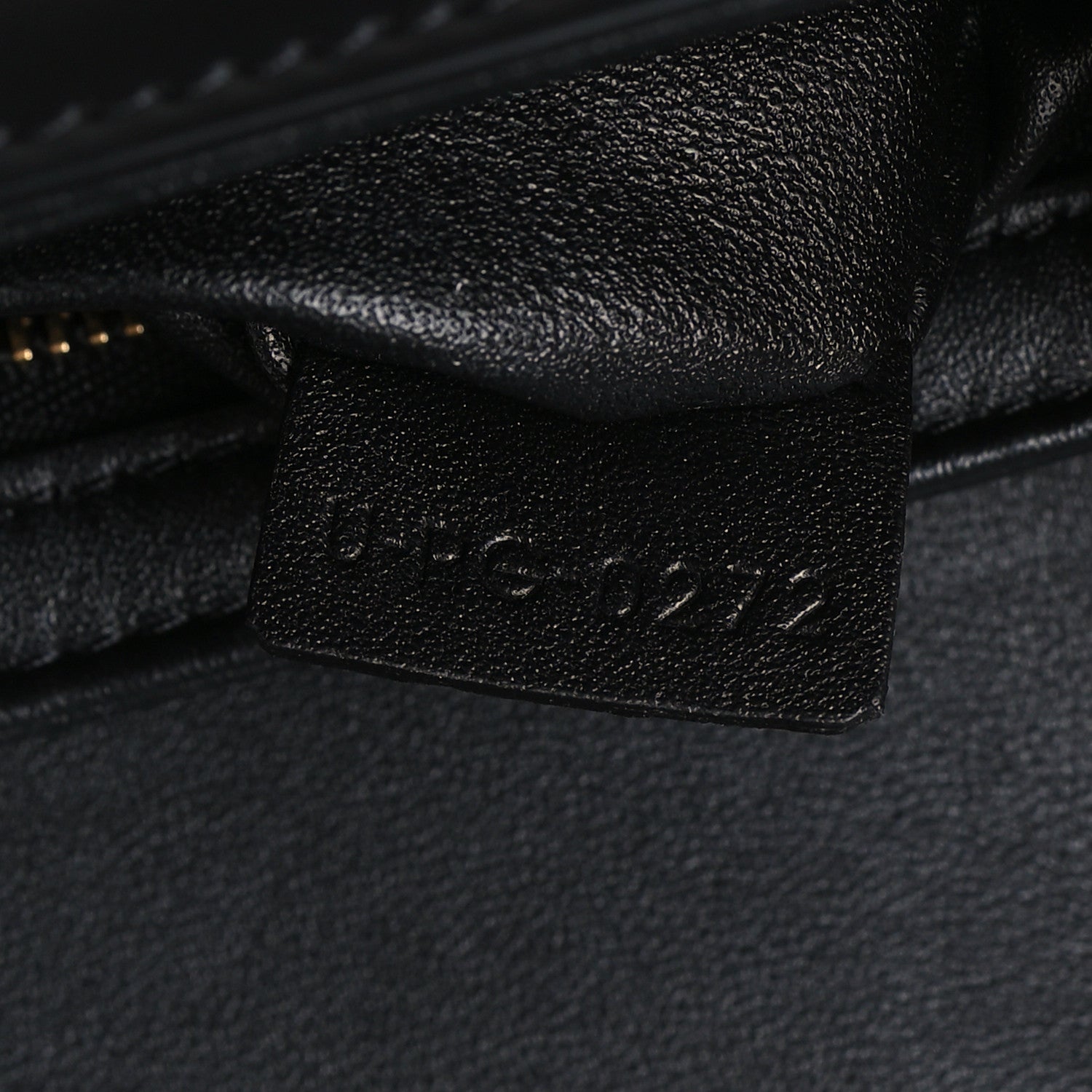 Celine Shiny Calfskin Teen Triomphe Black 7 of 9