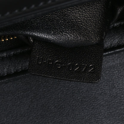 Celine Shiny Calfskin Teen Triomphe Black 7 of 9