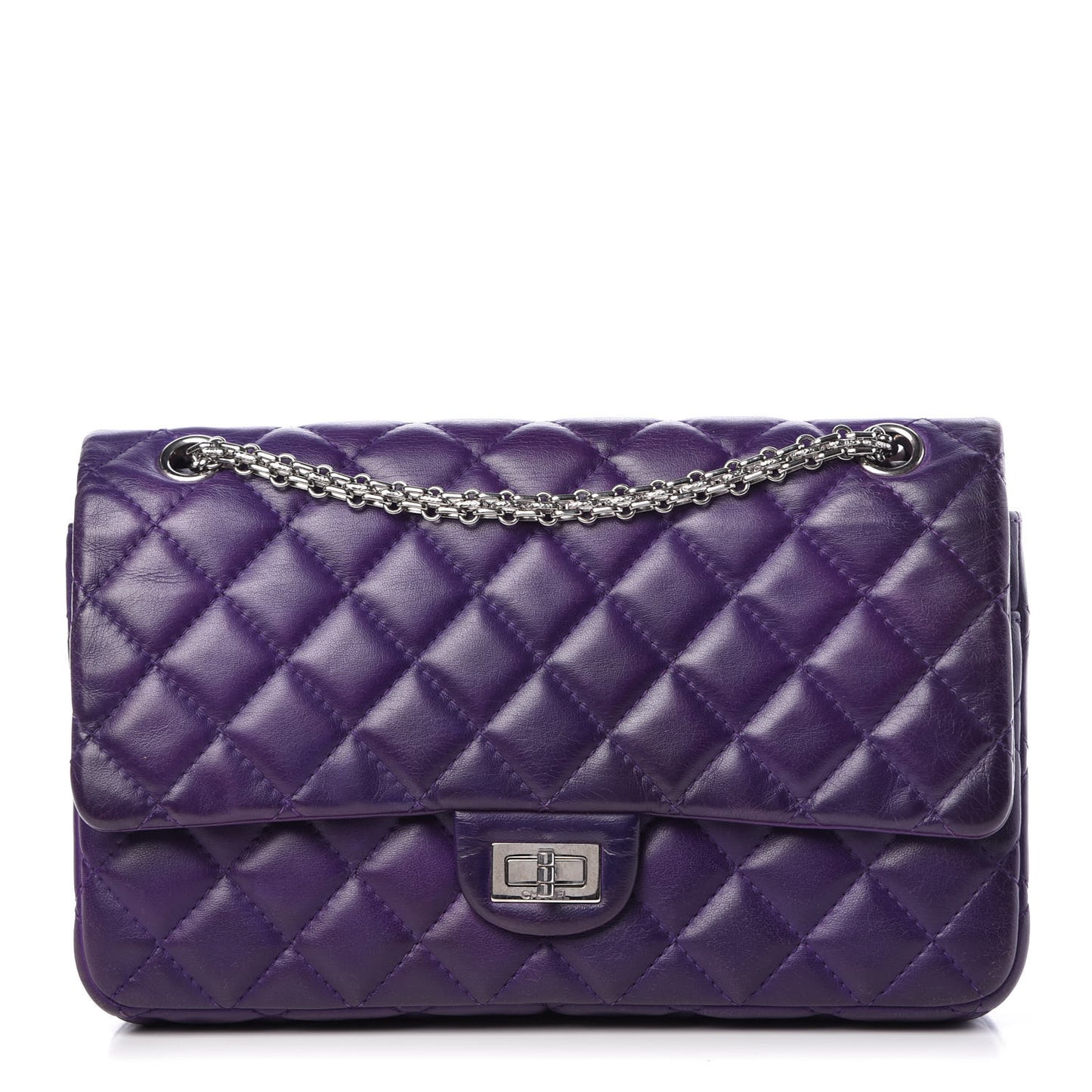 Lambskin Quilted 2.55 Reissue 226 Flap Purple