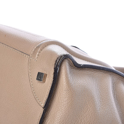 Celine Drummed Calfskin Mini Luggage Dune 15 of 16