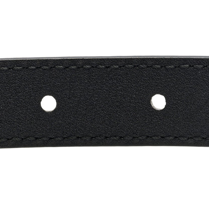 Gucci Azalea Calfskin Enamel Monochrome Double G 20mm Belt 70 28 Black 4 of 4
