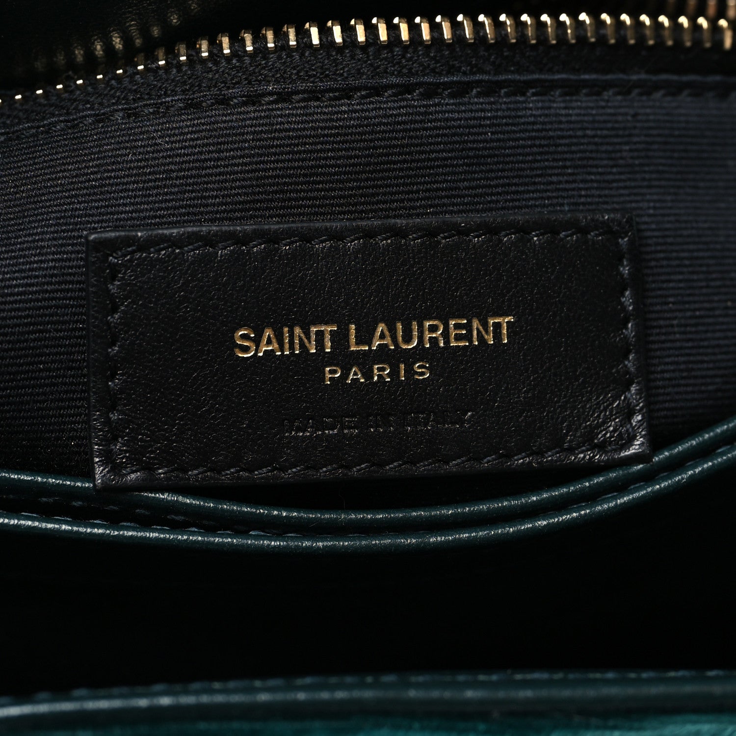 Saint Laurent Velvet Y Quilted Monogram Toy Loulou Crossbody Bag Dark Ottanio 7 of 12