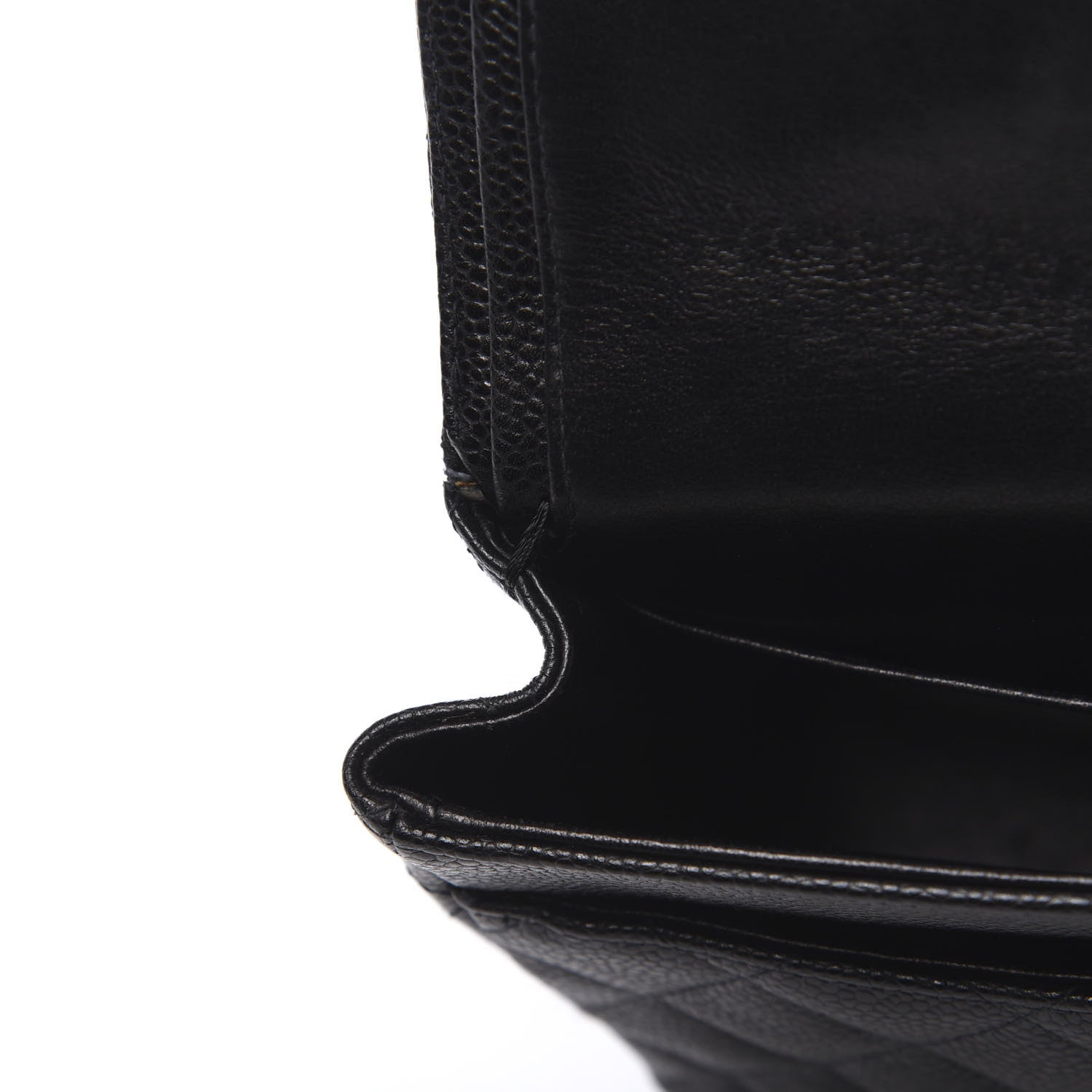 Chanel Caviar Quilted Medium Double Flap Black 13 of 15
