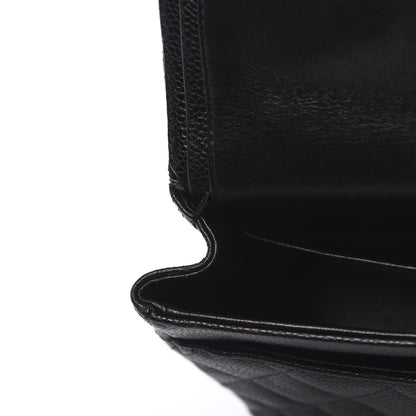 Chanel Caviar Quilted Medium Double Flap Black 13 of 15