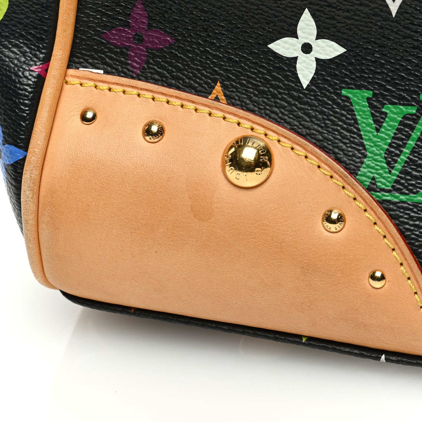 LOUIS VUITTON Monogram Multicolor Beverly MM Black