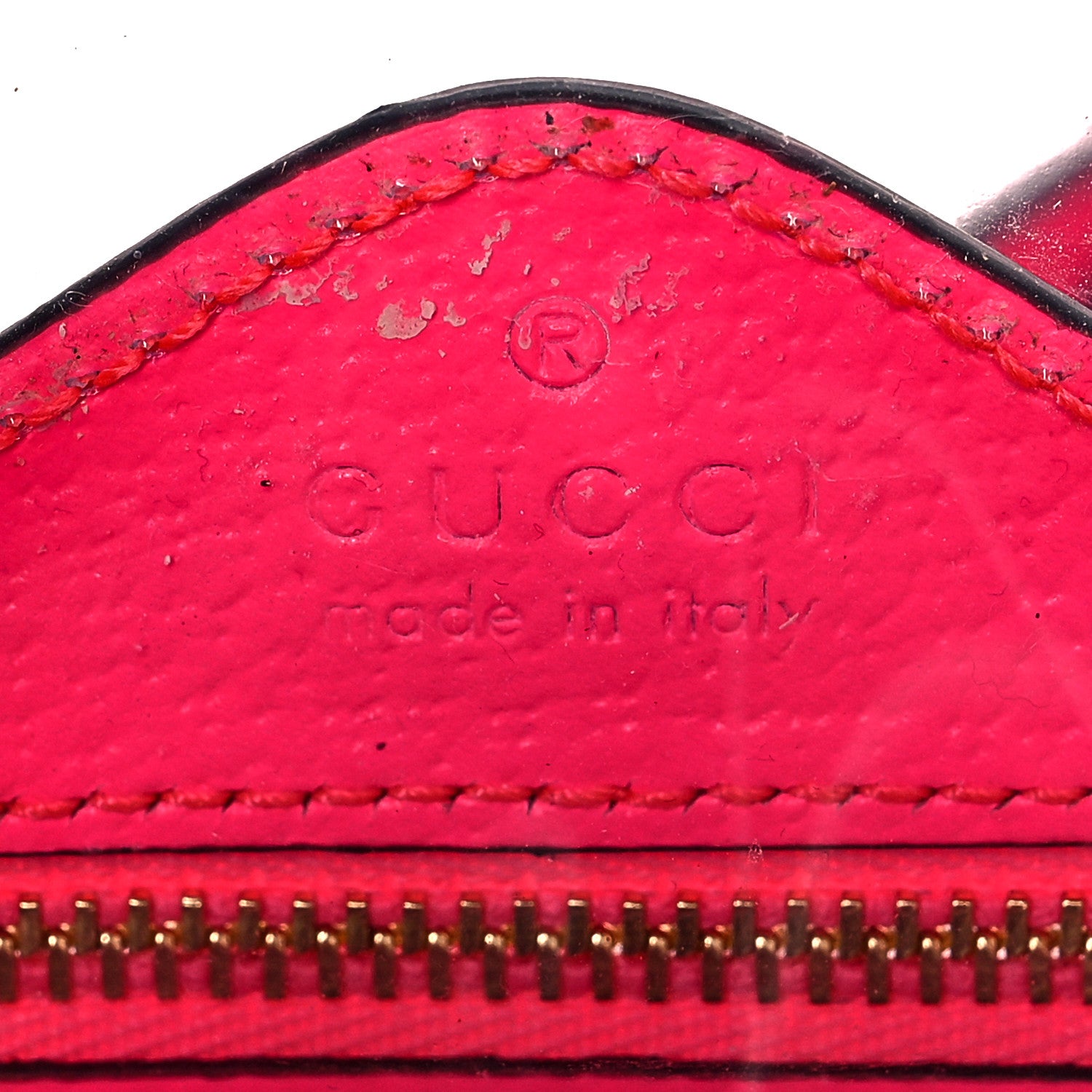 Gucci Vinyl Web Mini Ophidia Transparent Shoulder Bag Fluorescent Fuchsia 6 of 10
