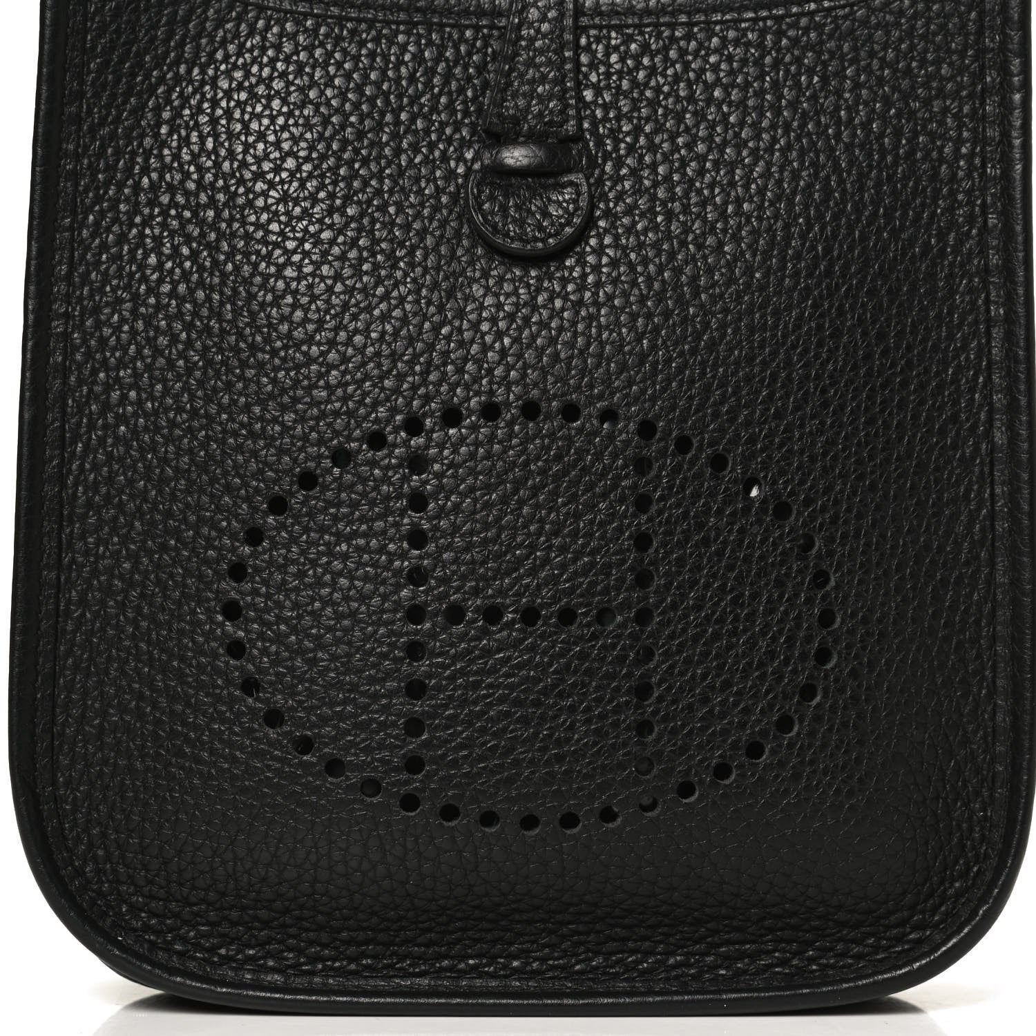 Hermes Taurillon Clemence Evelyne TPM Black 7 of 13