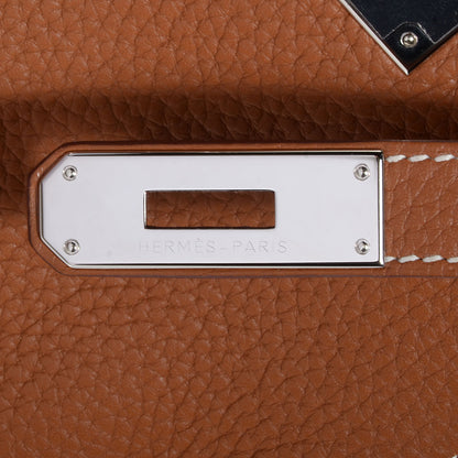 Hermes Taurillon Clemence Jypsiere 28 Gold 9 of 22