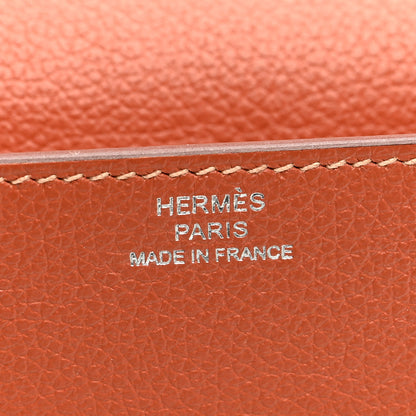 Hermes Evercolor Bi-color Roulis Slim Wallet Blush Bleu Frida 6 of 6