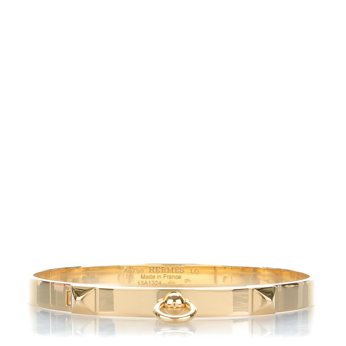 18K Yellow Gold PM Collier De Chien Bracelet LG
