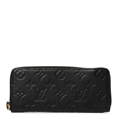 Louis Vuitton Empreinte Clemence Wallet Black 1 of 9
