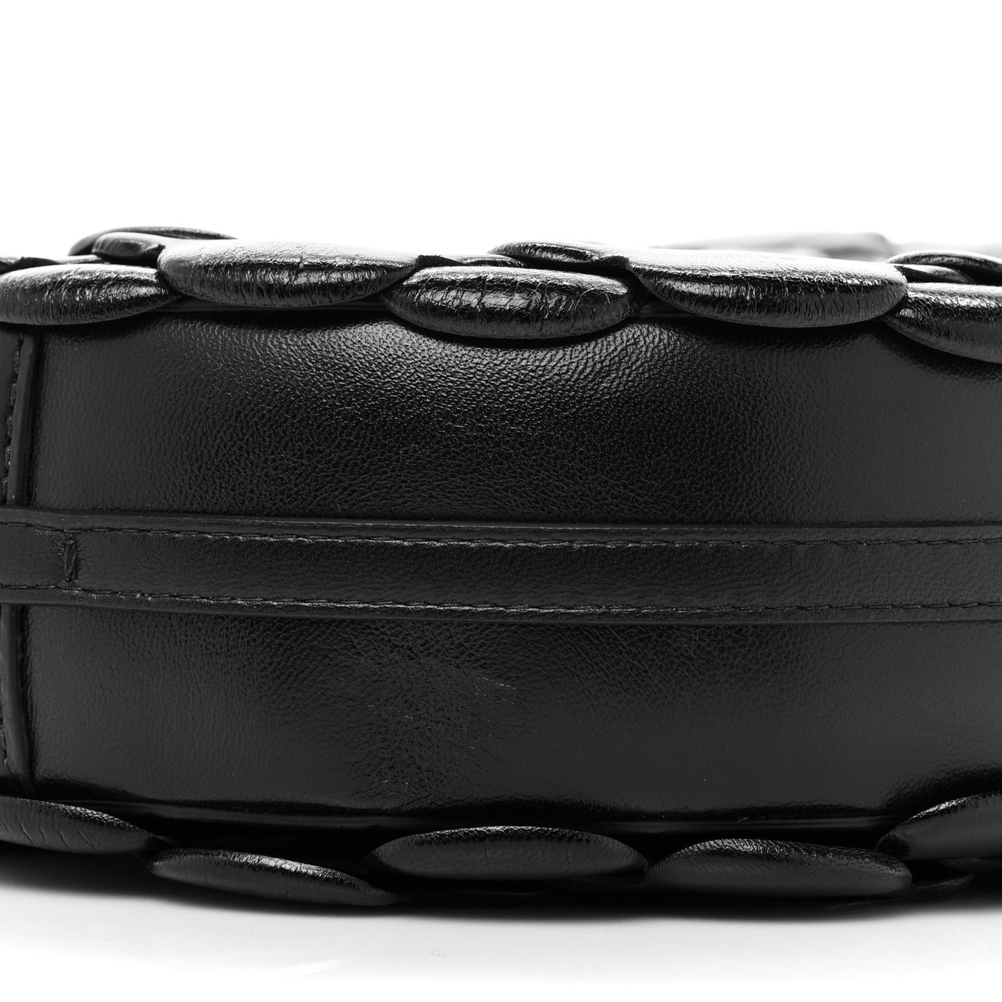 Nappa Atelier 03 Rose Edition Round Crossbody Bag Black