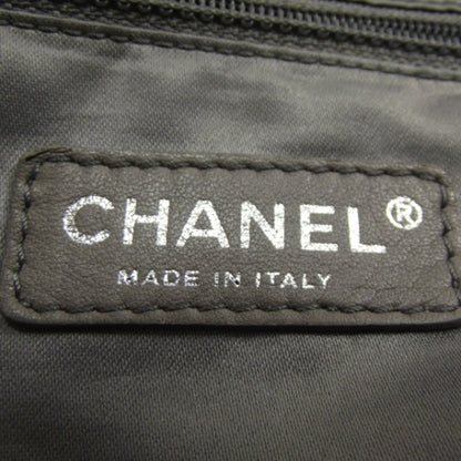 Chanel Vinyl Rock in Moscou Tote Black 7 of 12