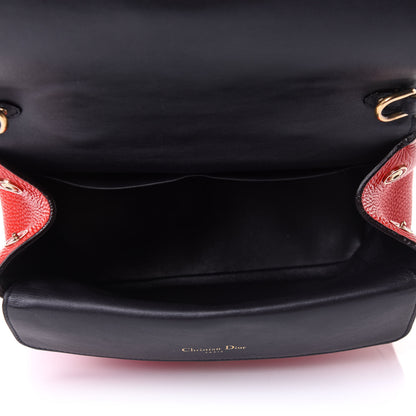 Christian Dior Bullcalf Small Be Dior Flap Red 4 of 12