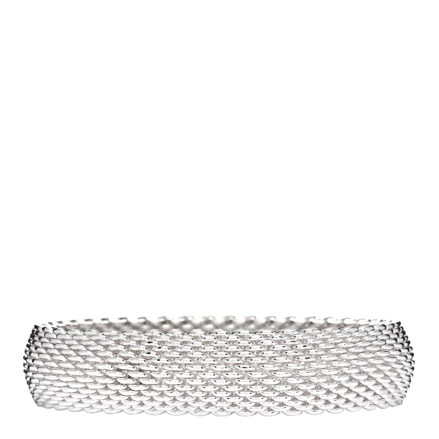Tiffany Sterling Silver Somerset Mesh Bracelet 2 of 3