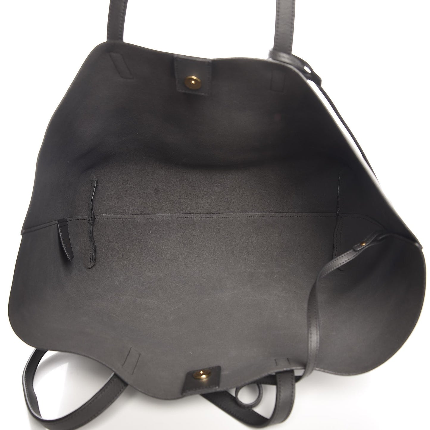 Calfskin Large Shopping Tote Dark Grey