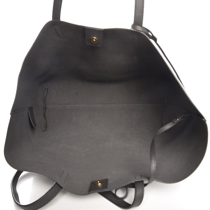 Saint Laurent Calfskin Large Shopping Tote Dark Grey 6 of 8