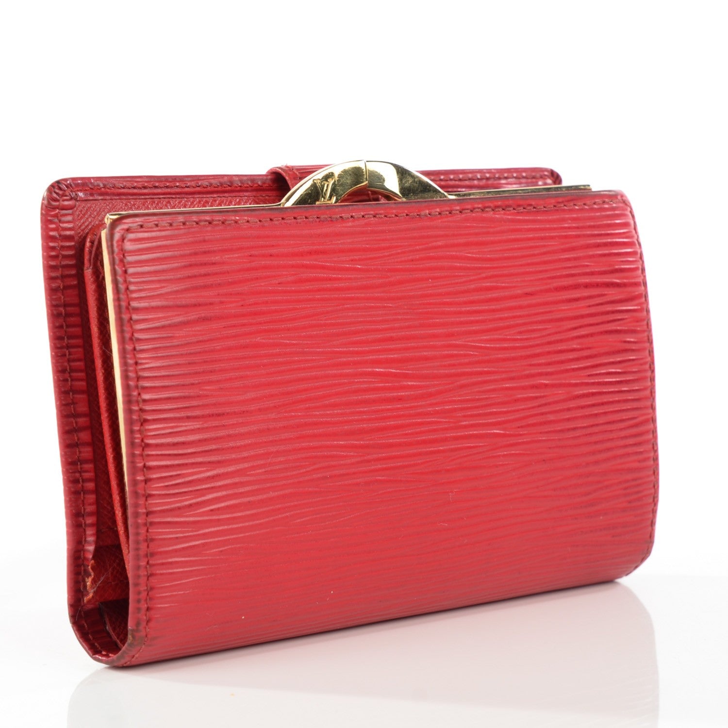Louis Vuitton Epi French Purse Wallet Rouge 7 of 13