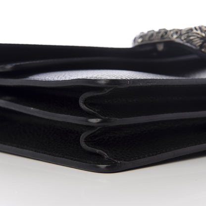 Gucci Pebbled Calfskin Small Dionysus Shoulder Bag Black 5 of 9