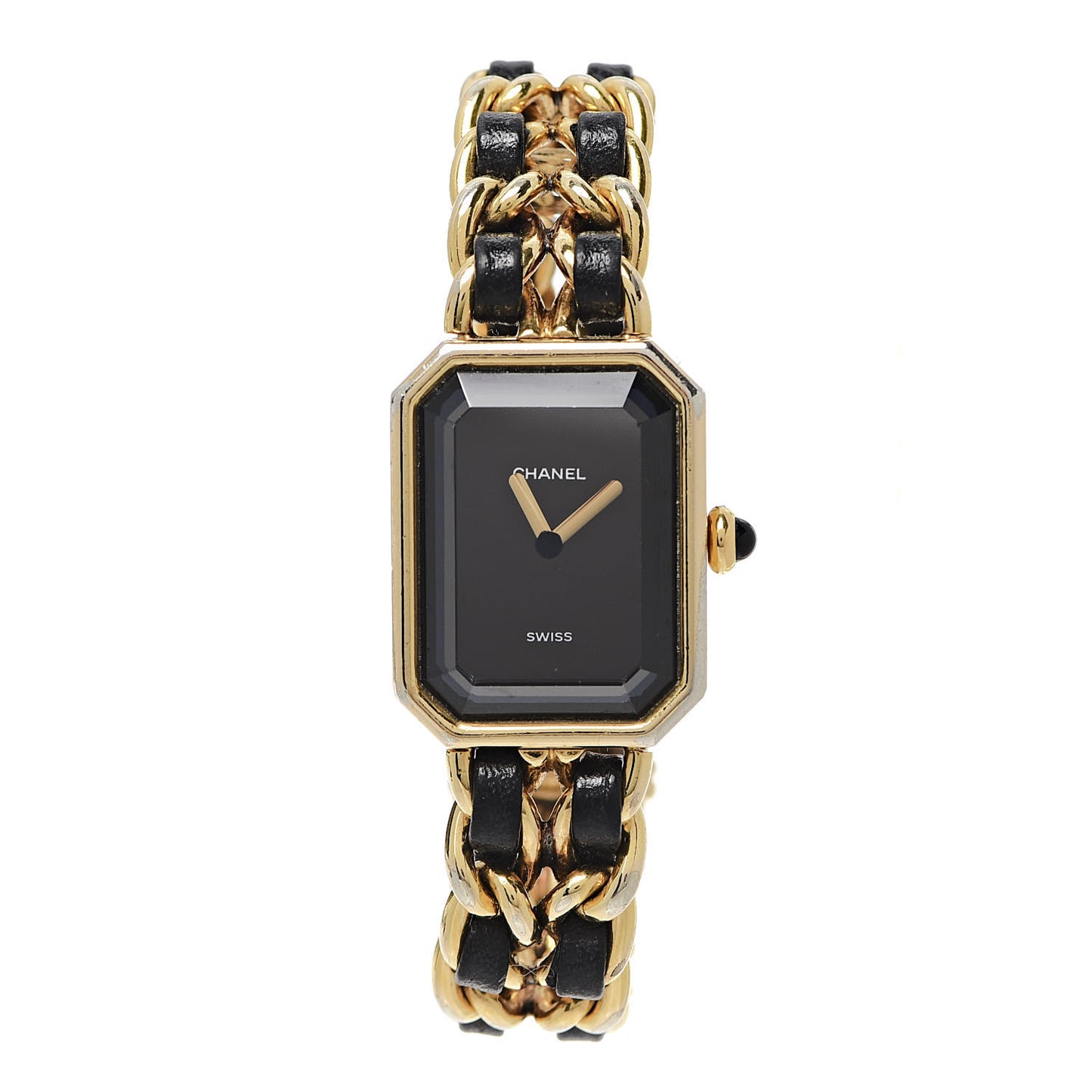 Stainless Steel Lambskin 20mm Chain Premiere Quartz Watch Gold M