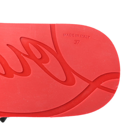 Christian Louboutin Rubber Spike Loubi Donna Flip Flop 37 Black 6 of 6