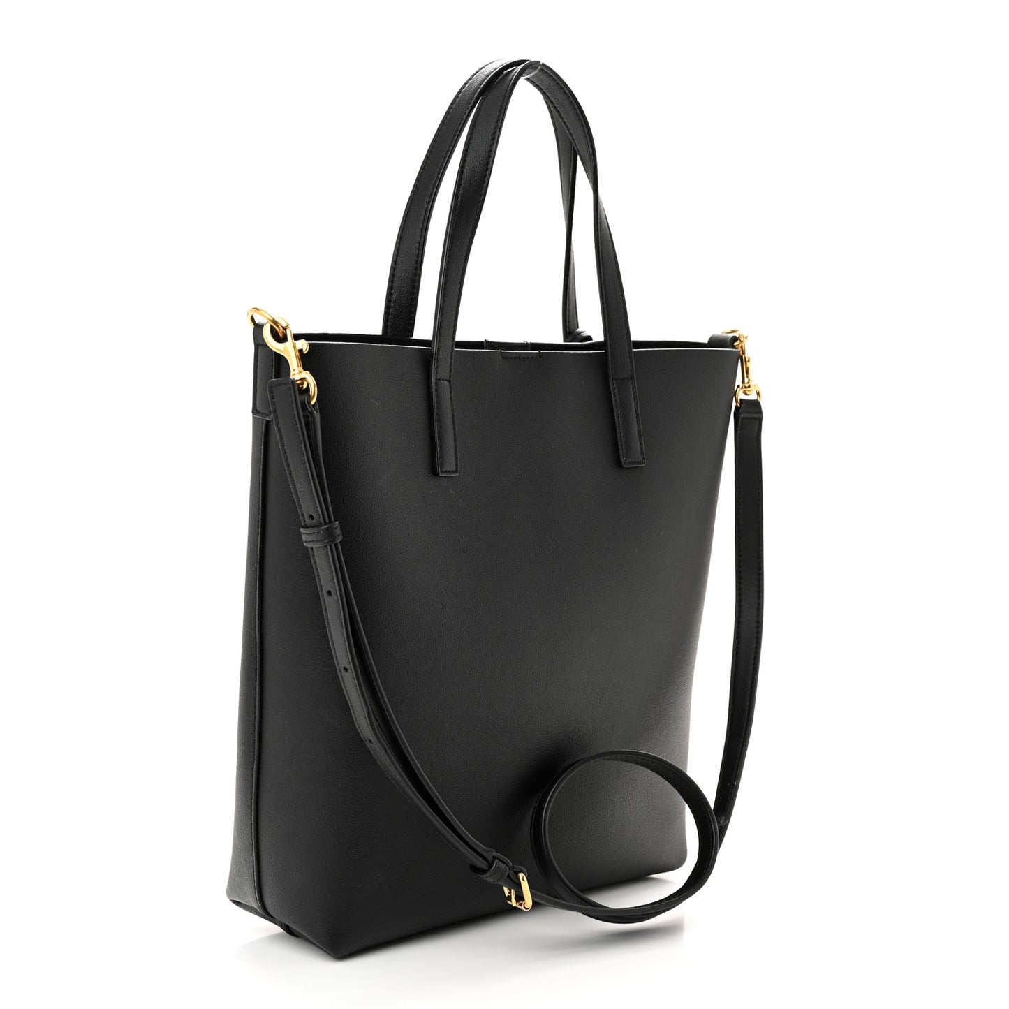 Calfskin Toy Shopping Tote Black