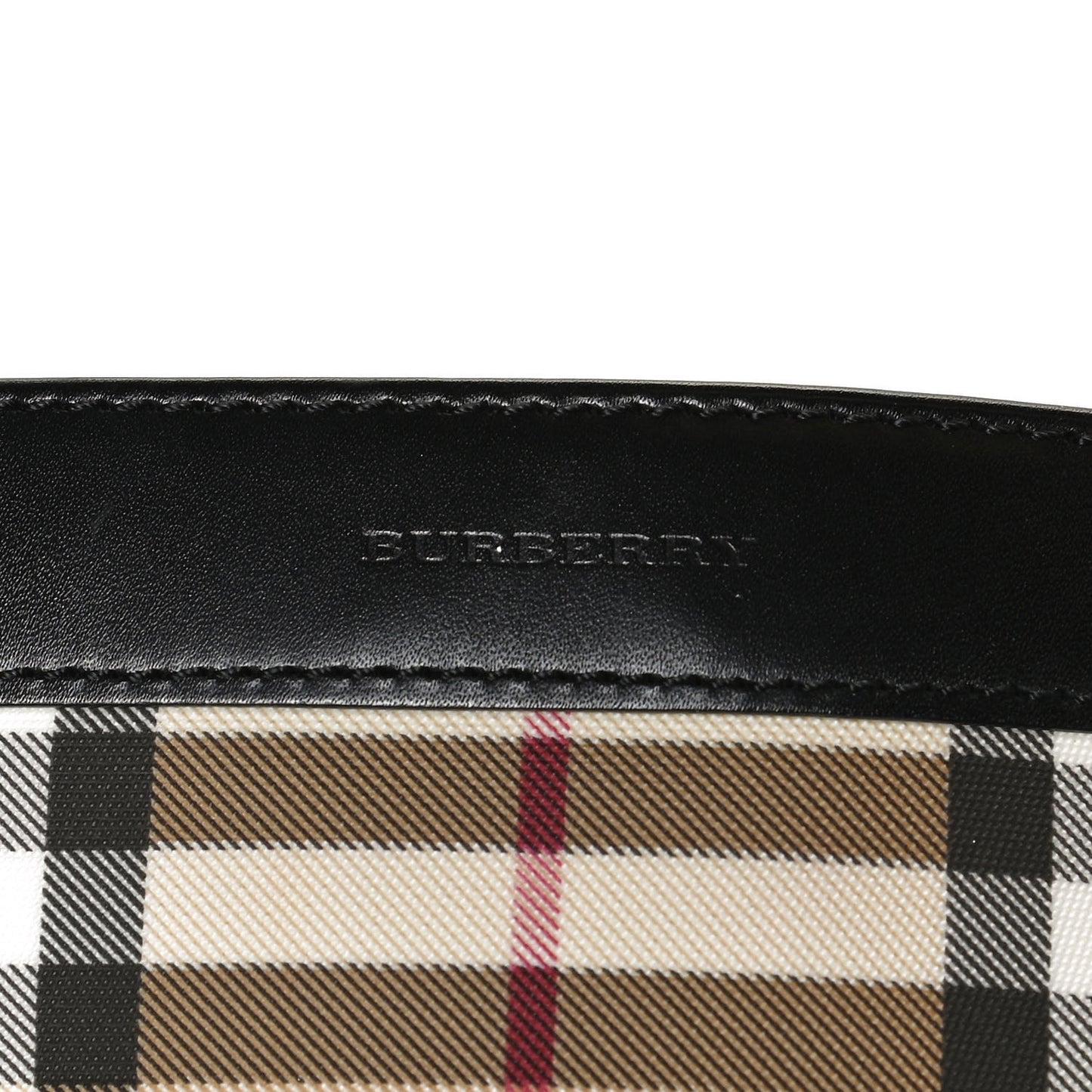 House Check Shoulder Bag Black