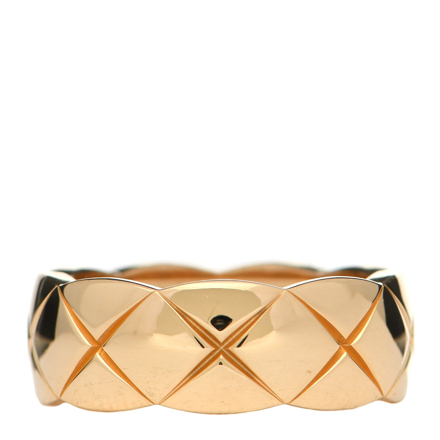 18K Yellow Gold Diamond Small Coco Crush Ring 49 4.75