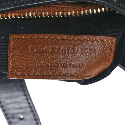 Saint Laurent Shiny Calfskin Le Fermoir Hobo Black 7 of 12