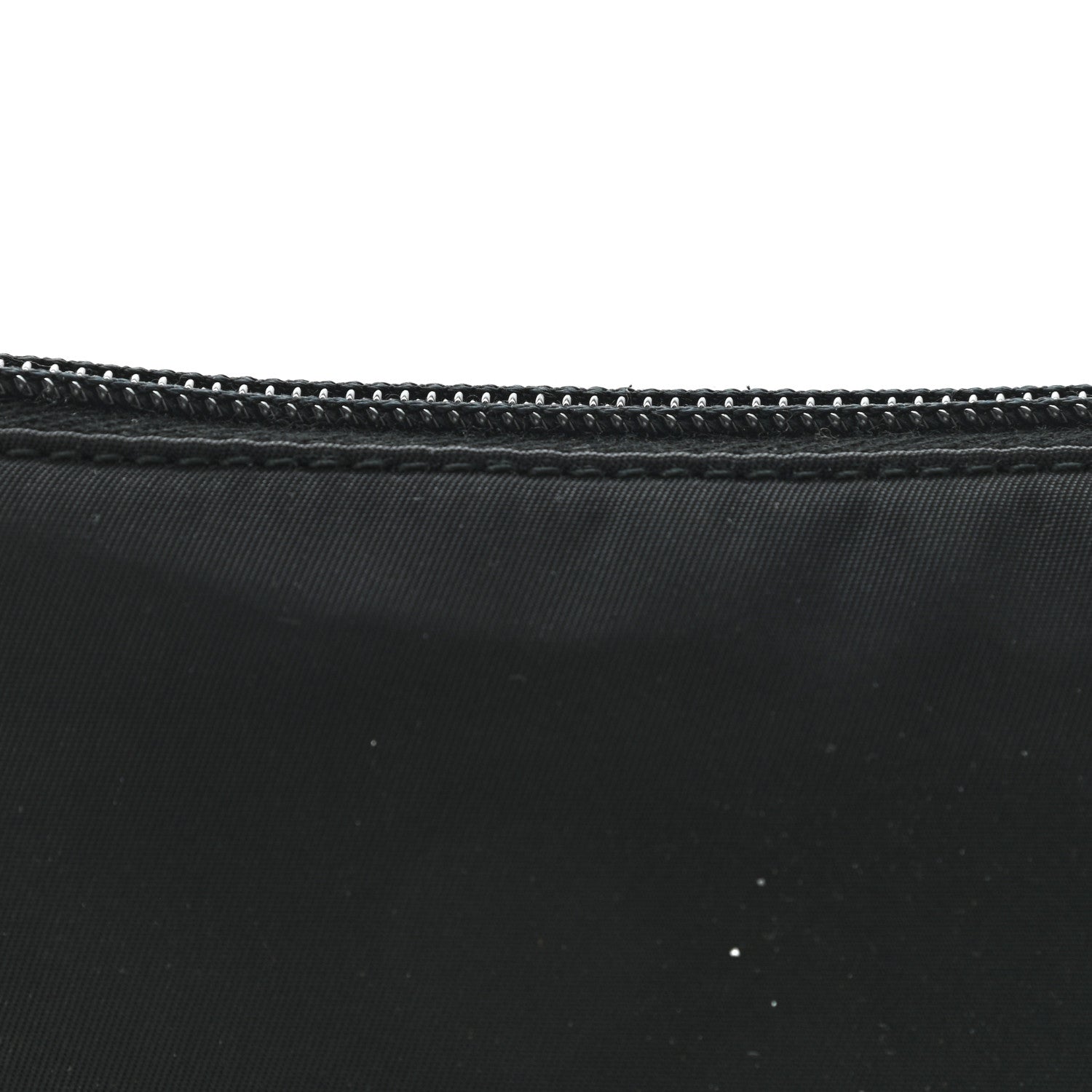 Prada Tessuto Nylon Saffiano Flat Pochette Black 10 of 10