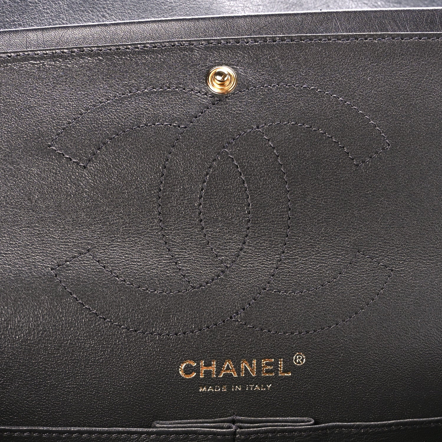 Chanel Aged Calfskin Chevron Quilted 2.55 Reissue 226 Flap Black 6 of 11