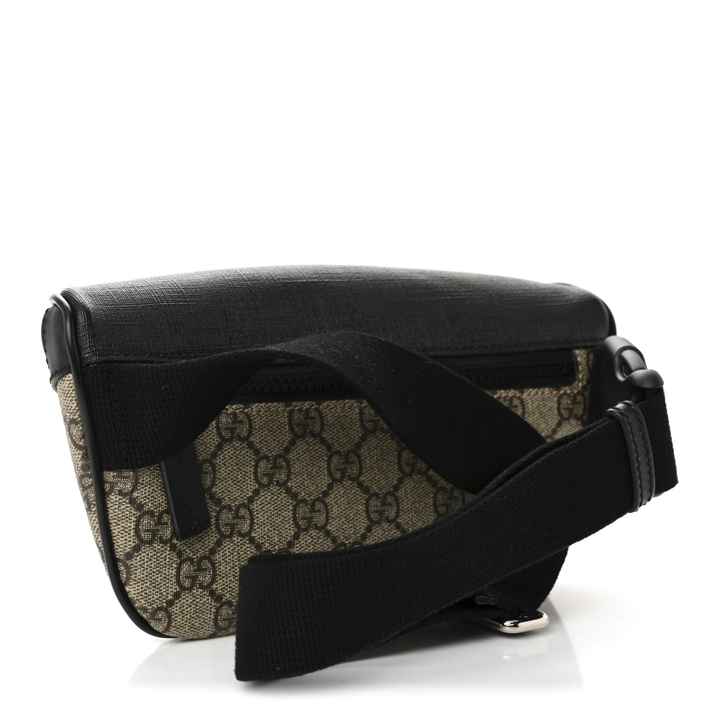 GG Supreme Monogram Belt Bag Black