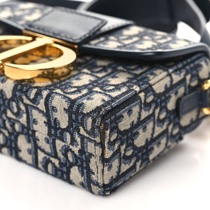Christian Dior Oblique 30 Montaigne Box Bag Blue 10 of 10