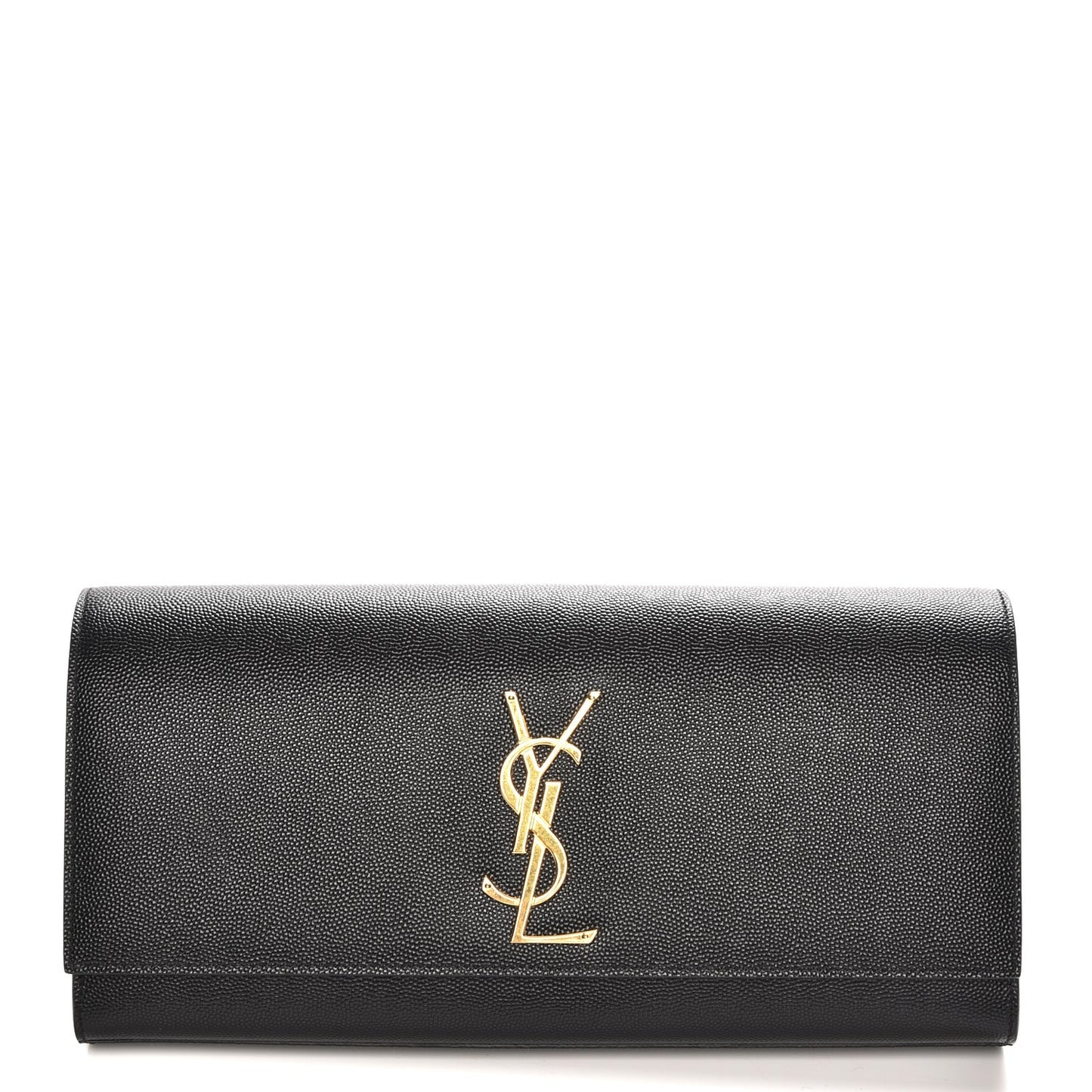 Grain De Poudre Monogram Cassandre Clutch Black