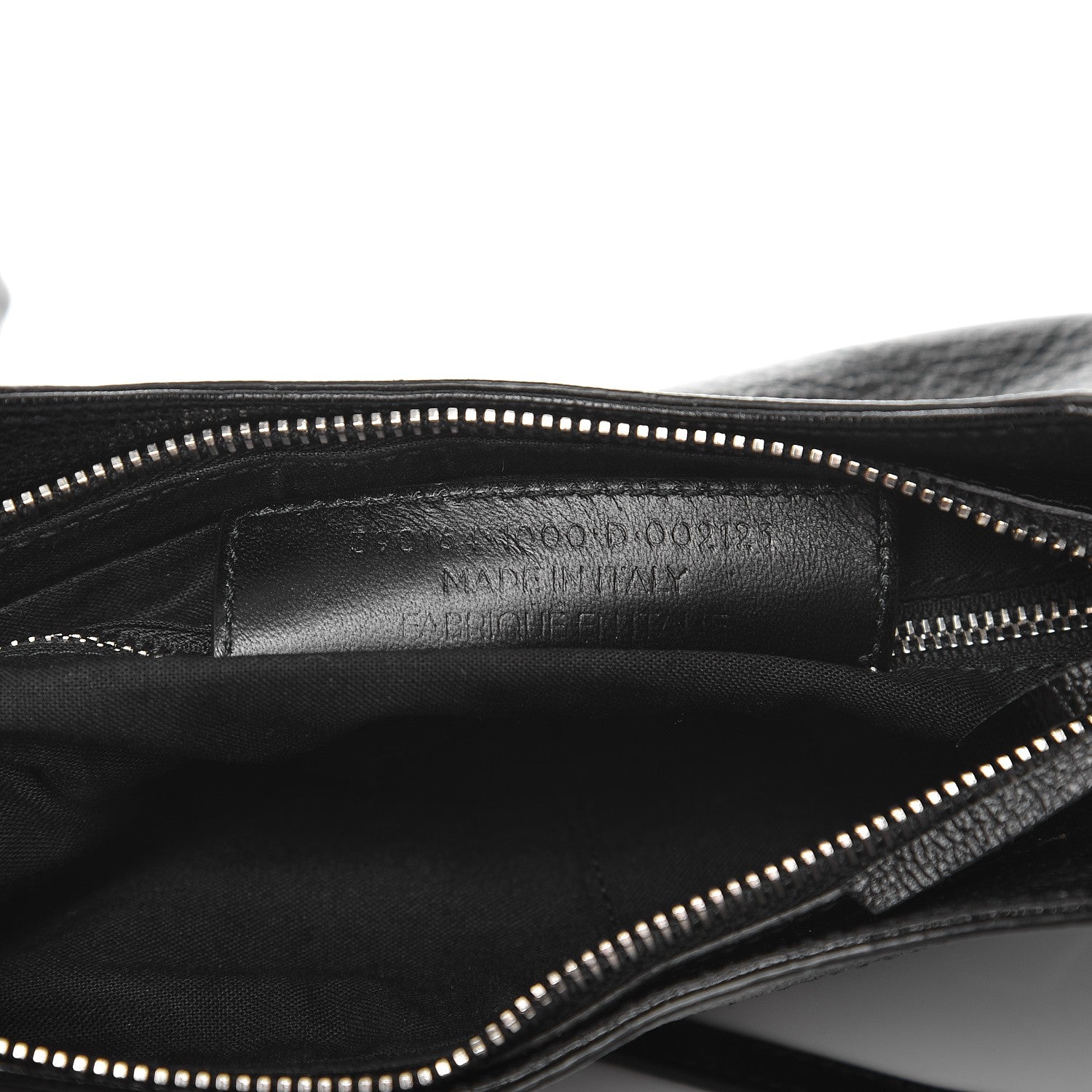 Balenciaga Chevre Silver Metallic Edge Hardware Hip Black 7 of 7