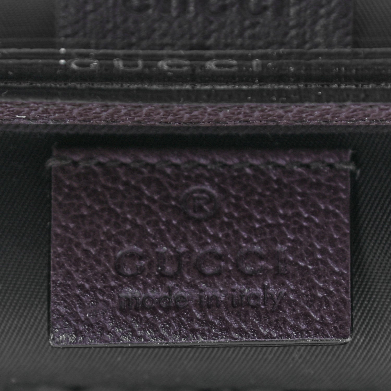 Gucci GG Supreme Monogram Textured Calfskin Web Ophidia Vanity Cosmetic Case Beige Ebony New Acero 7 of 8