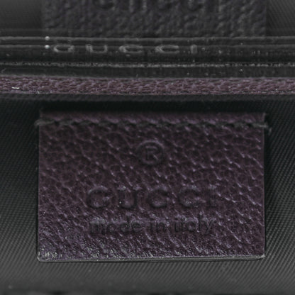 Gucci GG Supreme Monogram Textured Calfskin Web Ophidia Vanity Cosmetic Case Beige Ebony New Acero 7 of 8