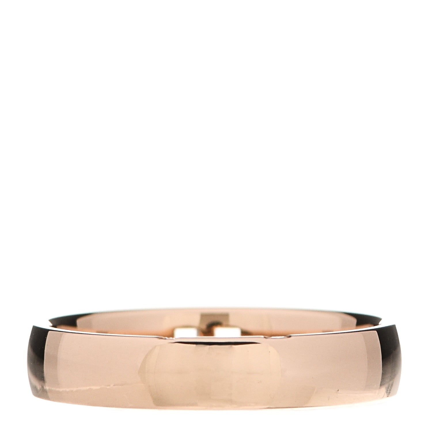 Hermes 18K Rose Gold Diamond Ever Herakles Wedding Band Ring 51 5.75 3 of 5